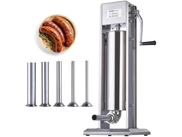 VEVOR Manual Sausage Stuffer, 7 L / 15