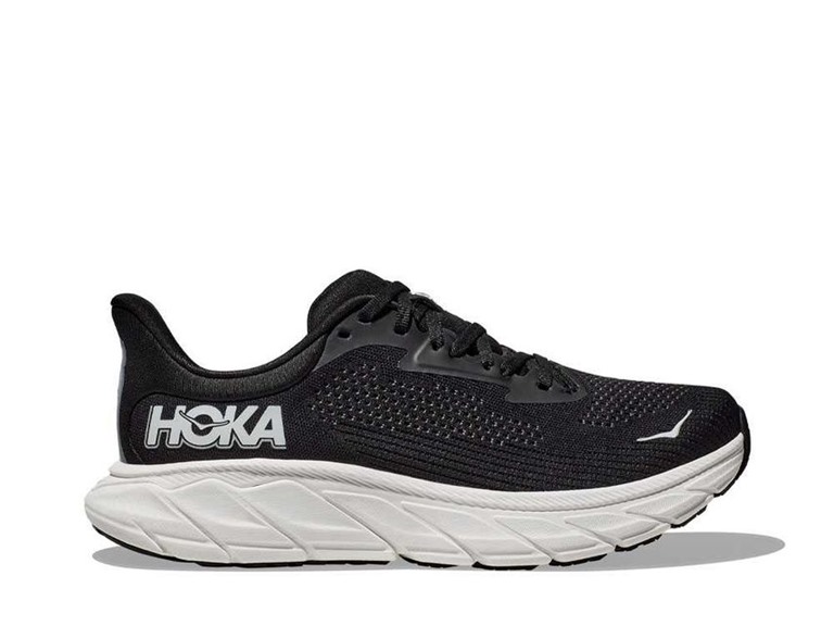 Hoka Arahi 7 Women's Shoes Black/White Size 6