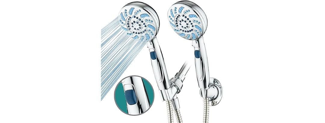 AquaCare W0962 Handheld Shower Head, Chrome
