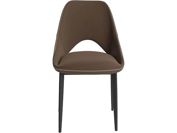 Leisuremod AC48DBR Amalfi Dining Chairs