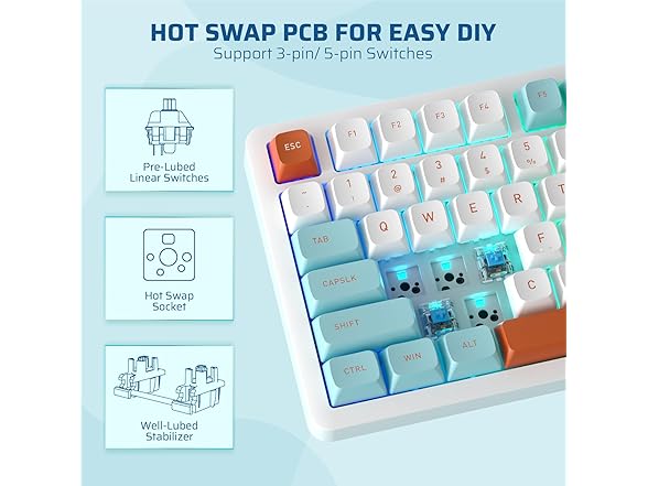 LTC Nimbleback NB832 Wireless Mechanical Keyboard