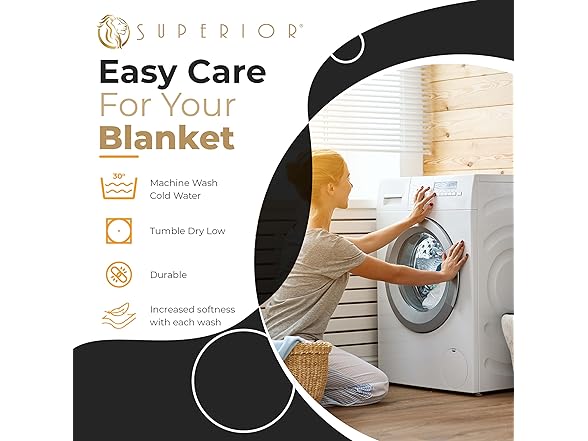 Superior King Waffle Weave Cotton Blanket