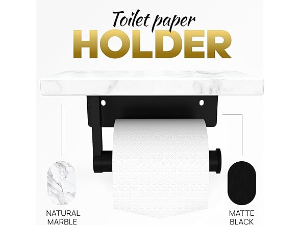 STYLWARE 2 Shelve Toilet Paper Holder