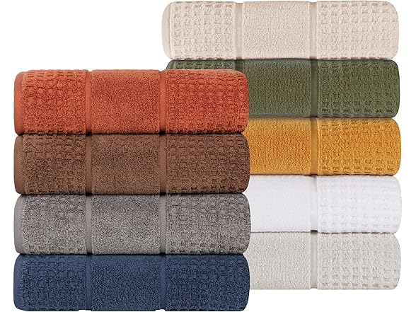 Superior 12PC Napa Face Towels