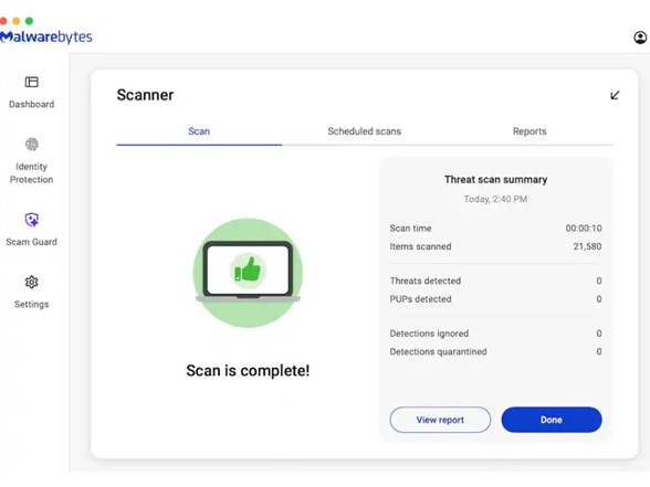 Malwarebytes Standard Premium Software - 3 Devices, 1 Year, Digital