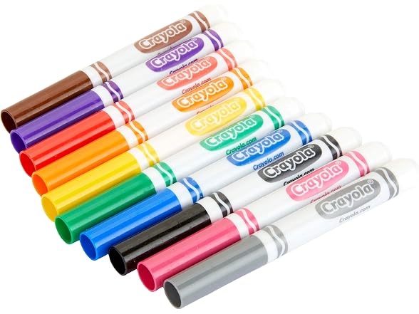 Crayola Broad Line Markers (12pk), Assorted