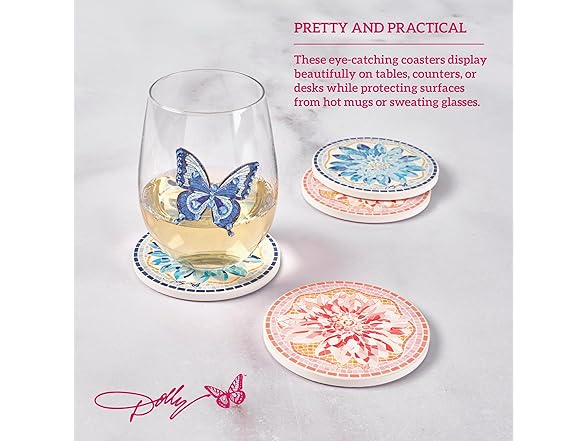 Dolly Parton Ceramic Coaster Set