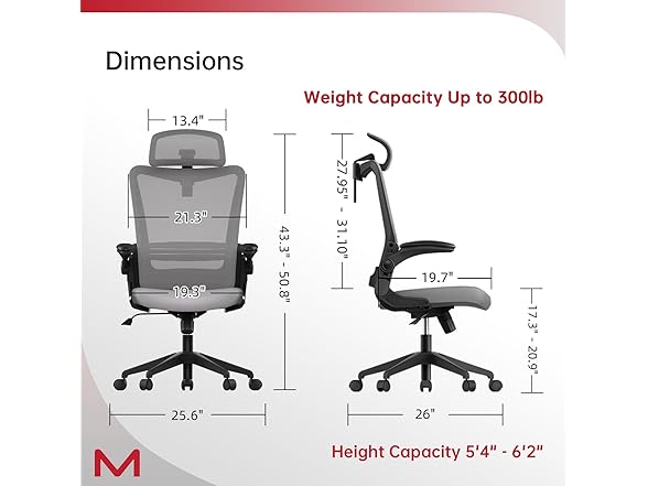Ergonomic High Back Mesh Office Chair