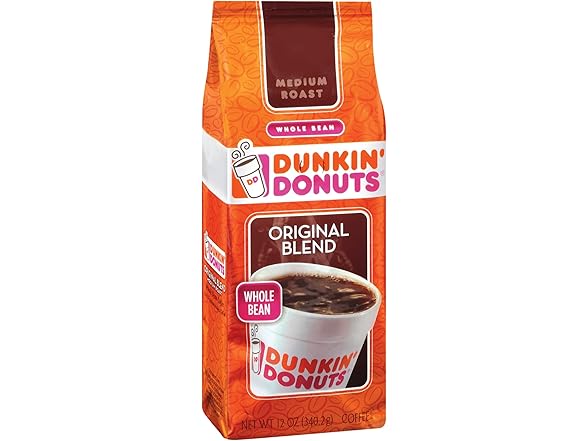 Dunkin' Original Whole Bean, 12oz