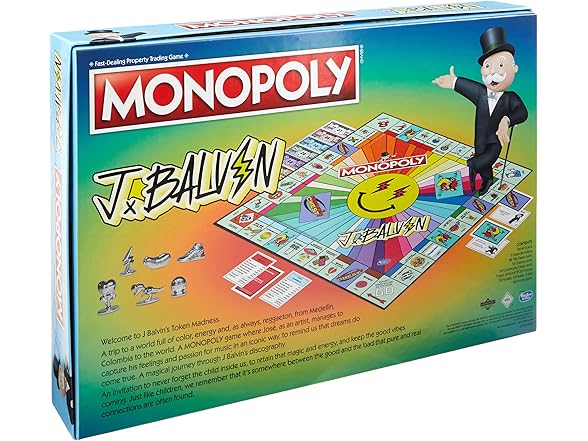 Monopoly Game J Balvin Limited Edition