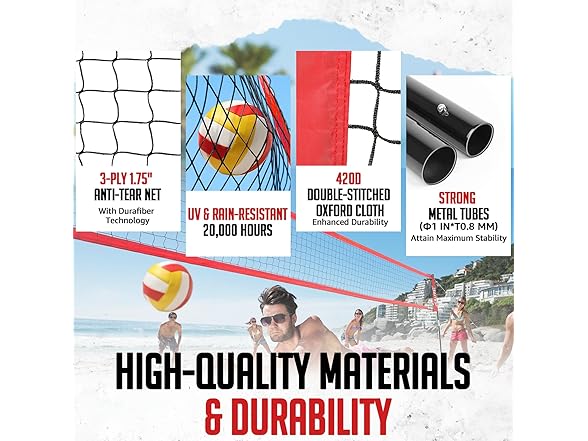 ZEALFEEL 12ft Volleyball Net