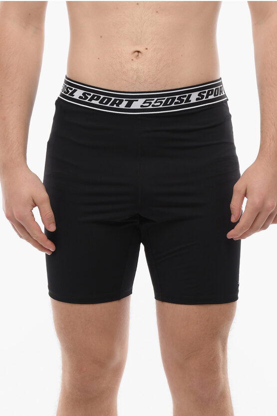 Diesel Men's Sport Sprant Bike Shorts - Gallery 6
