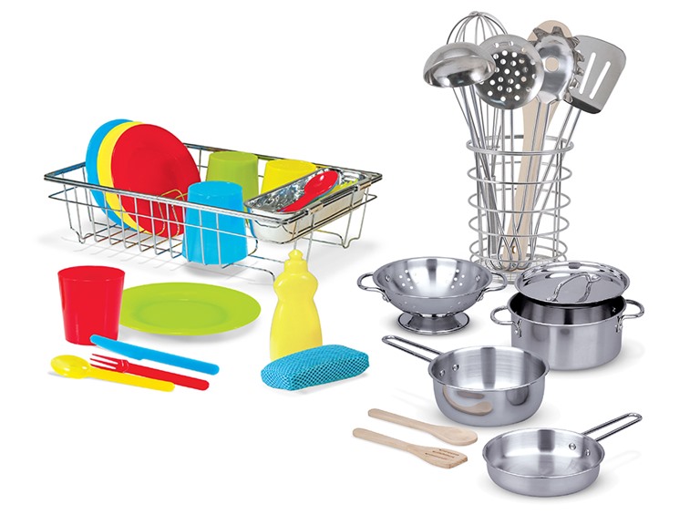 Utensils, Pots & Pans, Wash & Dry Dish Set