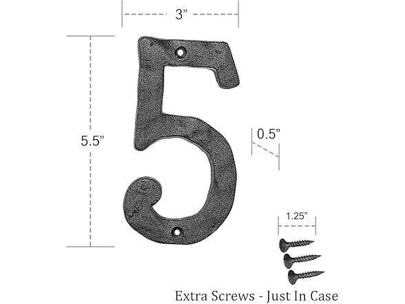 MY VINTAGE FINDS House Numbers For Outside Address