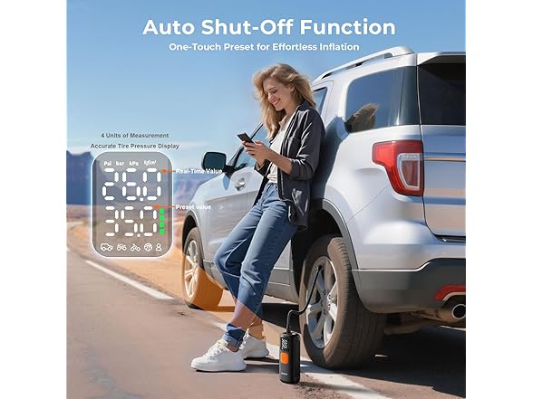 Gurevo Tire Inflator | 160PSI