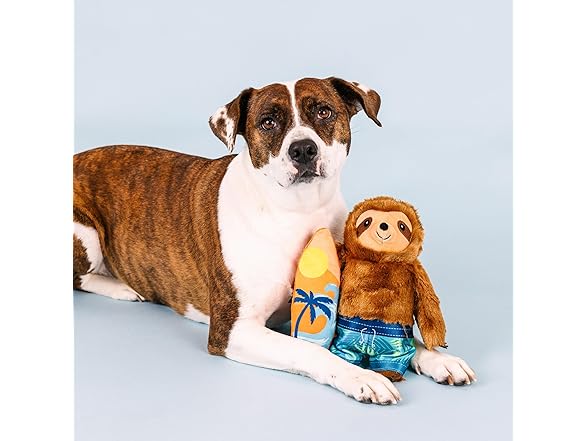 Fringe Studio Plush Dog Toy, Makin’ Waves