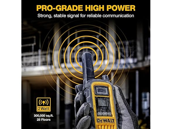DEWALT DXFRS800 FRS Walkie Talkies