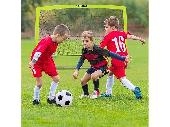 6x4 ft Soccer Goals for Backyard Set of 2