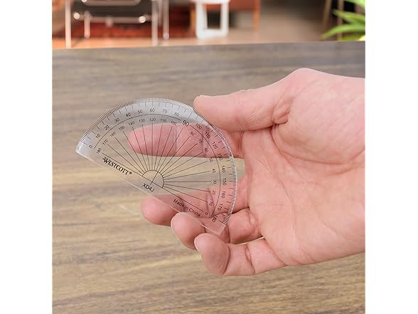 Westcott Protractor Set 6-Inch 12-Pack