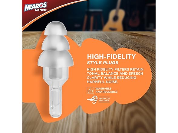 HEAROS High Fidelity Series Ear Plugs
