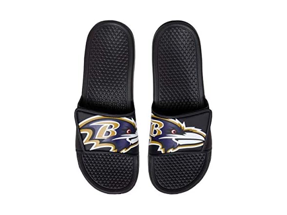 BALTIMORE RAVENS (11-12) Mens Cropped Big Logo Slide
