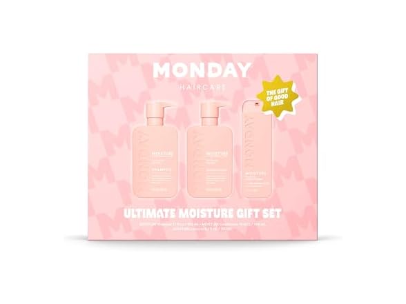 Monday Giftset - Moisture 12oz Shampoo & Conditioner Set
