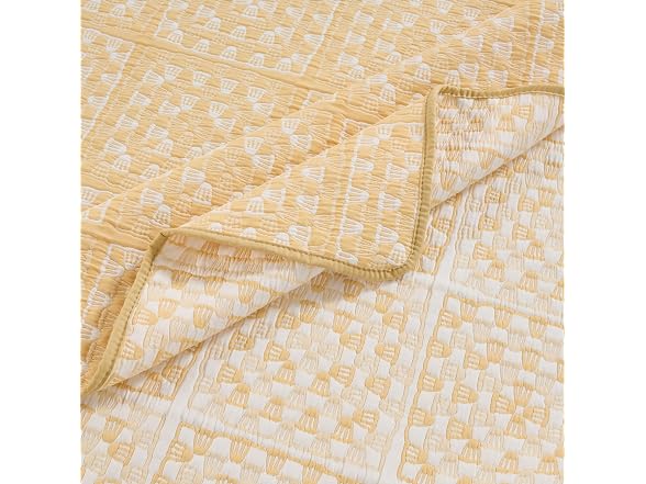 Granny Squares Matelassé Coverlet, 3Pc King