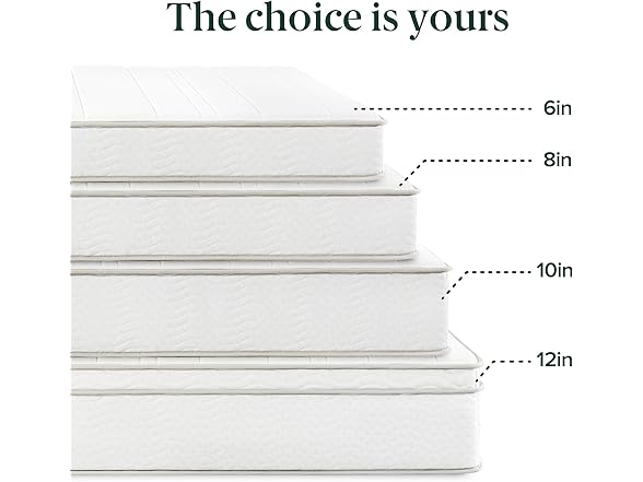 Zinus 10 Inch Foam and Spring Hybrid Matress