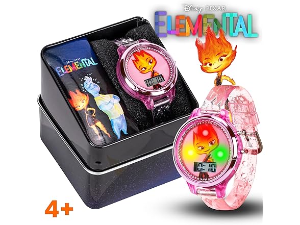 Disney Elemental Ember Lumen Kids’ Watch
