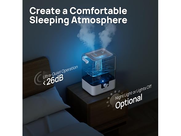 CHIVALZ 6L Cool Mist Top Fill Humidifier