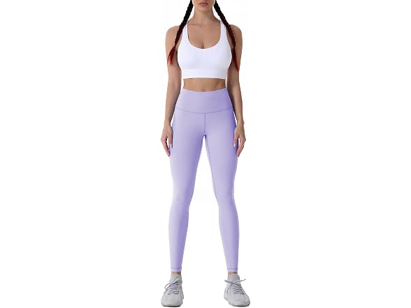 Sunzel Womens Leggings 28in S Lavender
