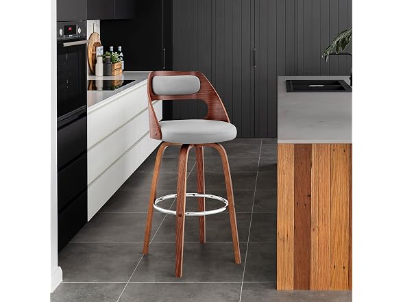 Armen Julius Swivel Bar Stool 26", Gray