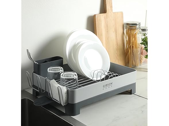 Gibson Home Nestcraft Full Size Rust Resistant Dish Rack