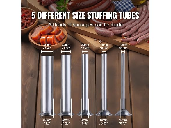 VEVOR Manual Sausage Stuffer, 7 L / 15
