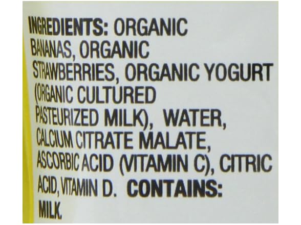 1CT Earth's Best Sesame Street Fruit Yogurt