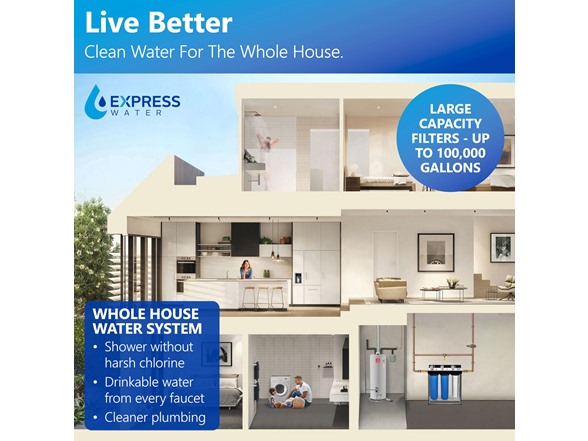 Express Water 3-Stage Whole House Water Filter