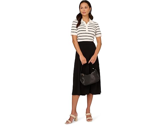Adrianna Polo Sweater (L) Ivory