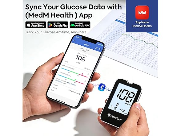 Bluetooth Blood Sugar Testing Kit