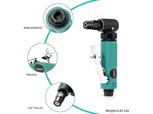 Air Right Angle Die Grinder 1/4" 22K