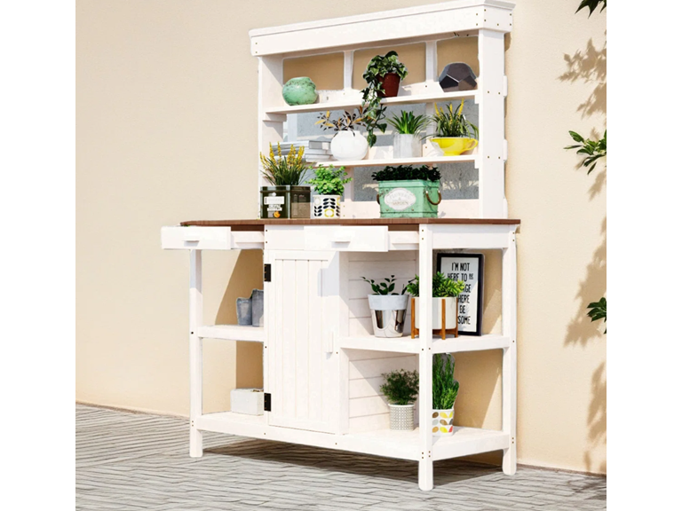 Red Barrel Studio WF300211AAK WF300211AAK White Farmhouse Po