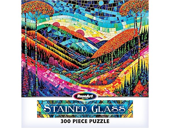Stained Glass - Dreamland - 300 Piece Puzzle