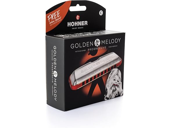 Hohner Harmonica, multicoloured