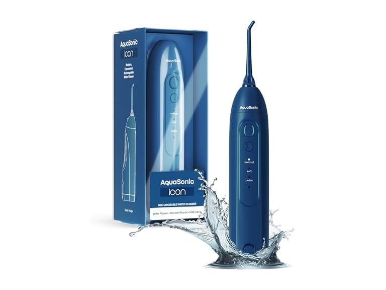 Aquasonic AS-FLOS-ICON-NV AquaSonic ICON Flosser - Navy