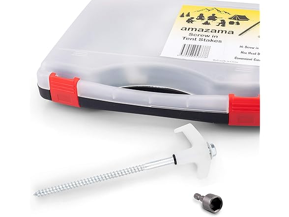 amazama Tent Stakes - Heavy Duty