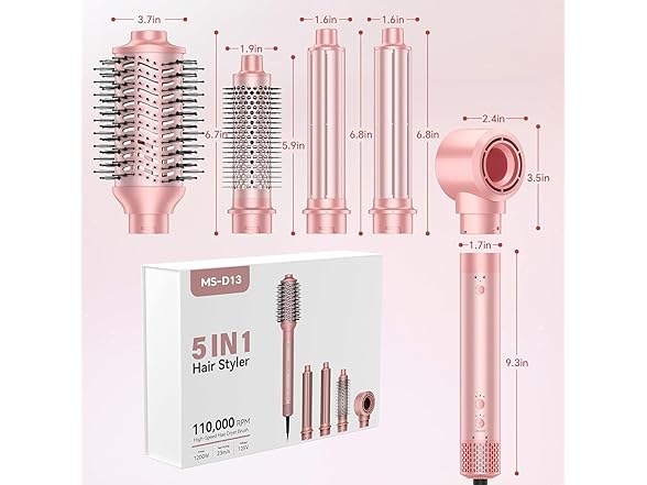 HydraStyl 5 in 1 Hot Air Styler Wrap