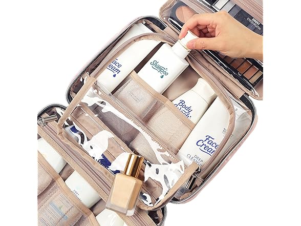 NISHEL Travel Toiletry Bag for women