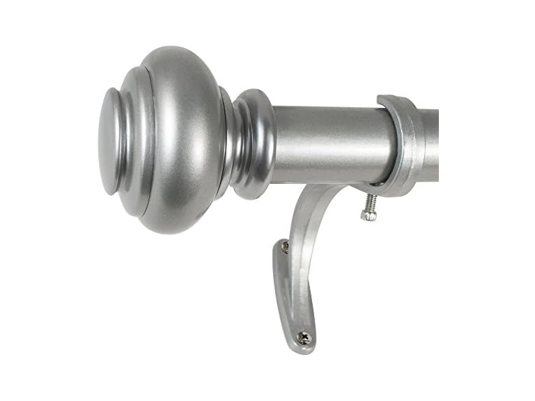 Decopolitan 1-Inch Urn Single Window Treatment Rod Set - Gallery 10