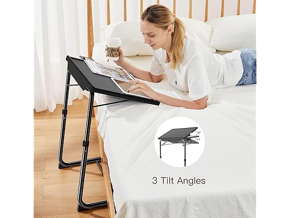 HUANUO Adjustable TV Tray Table