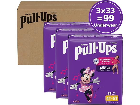 Pull-Ups | Girls' Potty 99 Count