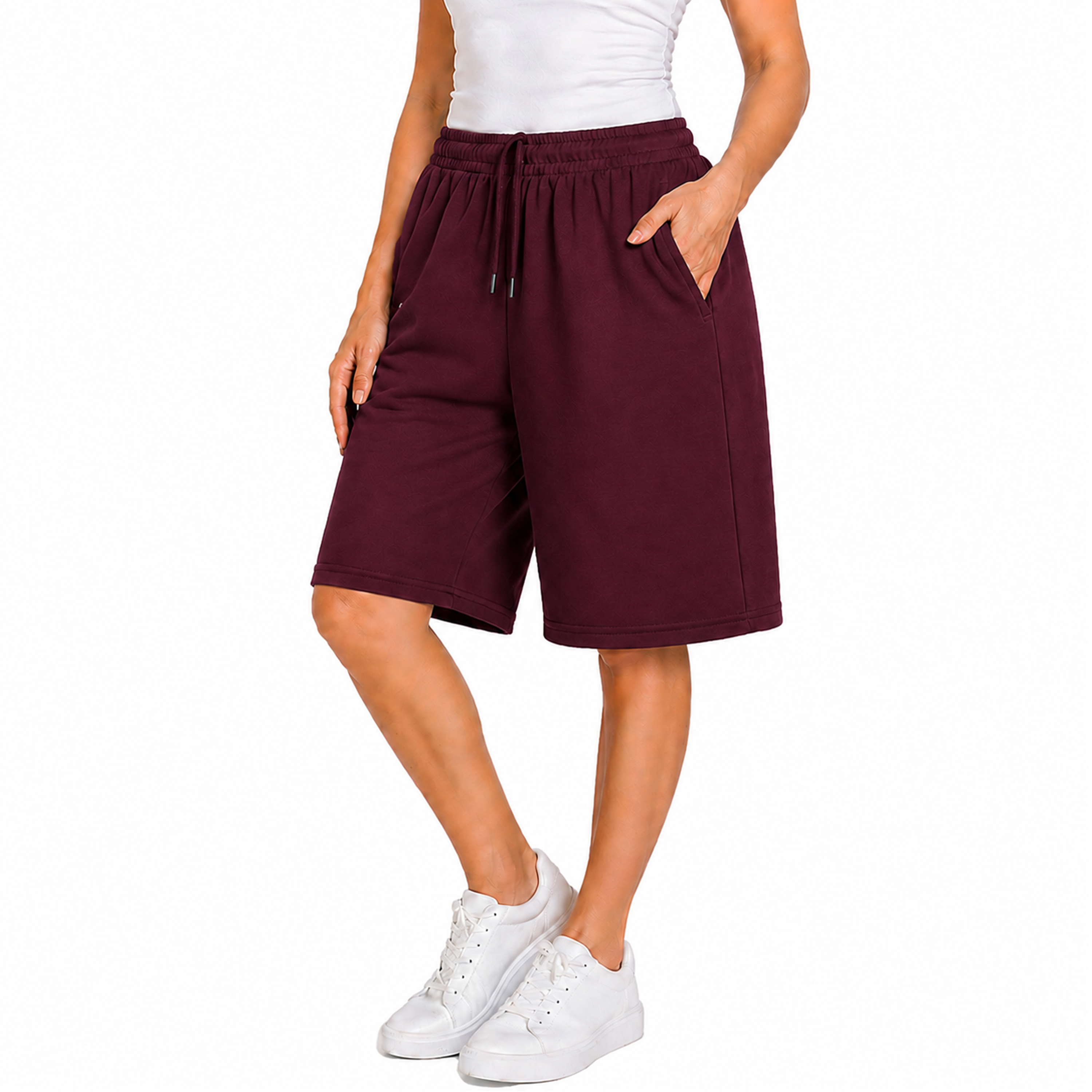 5Pk Womens Loose Fit Lounge Shorts - Gallery 12